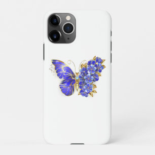 Flower Sapphire Butterfly iPhone 11Pro Case