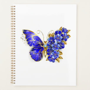 Flower Sapphire Butterfly Planner