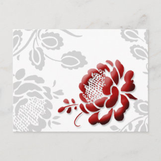 Flower Save The Dates Postcards