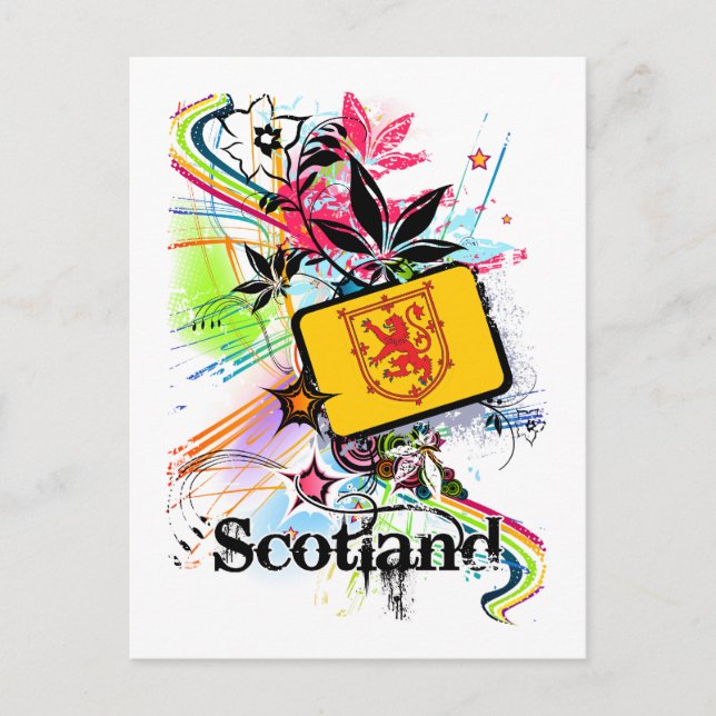 Flower Scotland Postcard (Front)