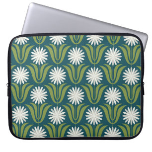 Flower seamless pattern design. Scandinavian style Laptop Sleeve