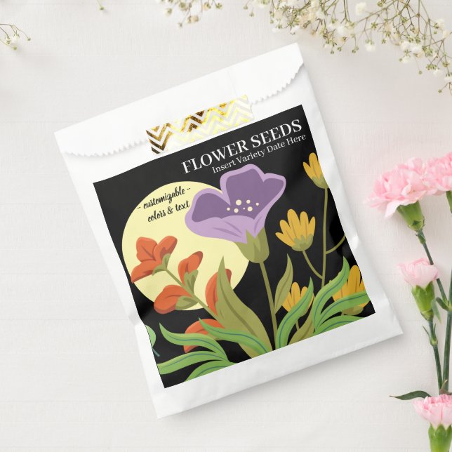 Flower Seeds Packet Gift Bag Favour (Sealed)