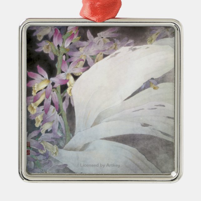 Flower Seires II- Phaiuses Metal Tree Decoration (Front)