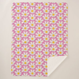 Flower Sherpa Blanket