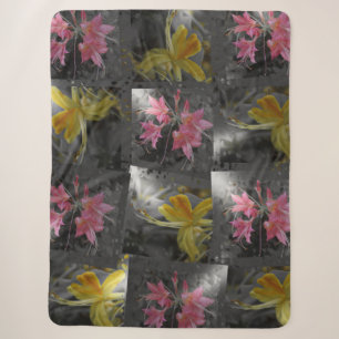 flower,Sherpa Blankets, craft, holiday, elegant Sherpa Blanket