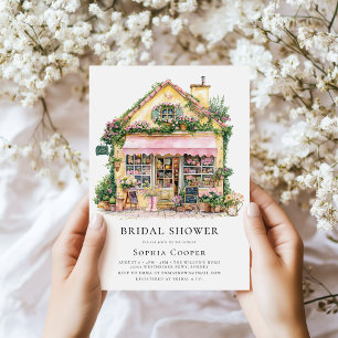Flower Shop Bridal Shower Invitation
