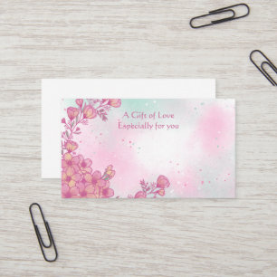 Flower Shop Flower Gift  Business Card