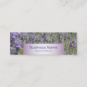 Flower Shop Lavender fields Mini Business Card