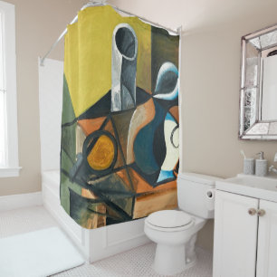 Flower shower curtain