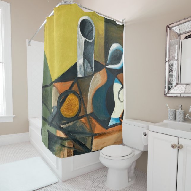 Flower shower curtain (In Situ)