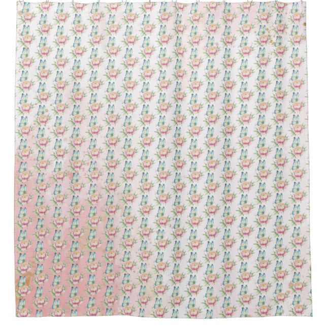 Flower Shower Curtain (Front)
