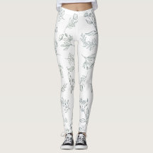 Flower silhouette pattern