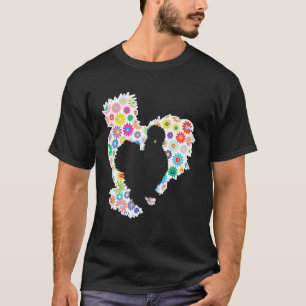Flower Silkie Chicken  Silky Chicken Enthusiast T-Shirt