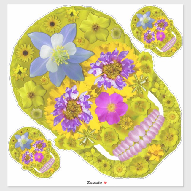 Flower Skull 3 (Sheet)