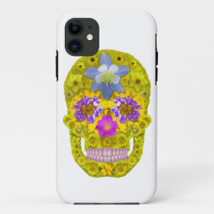 Flower Skull 3 Case-Mate iPhone Case