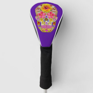 Flower Skull 4 - Tropical Golf Head Cover