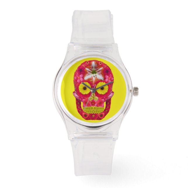 Flower Skull 6 Watch (Front)