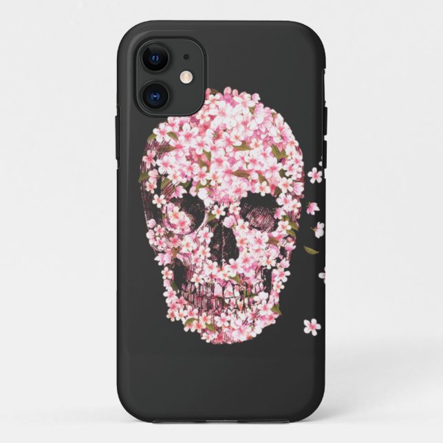 Flower Skull Iphone 5/5S Case (Back)