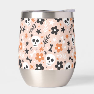 Flower Skull Pattern