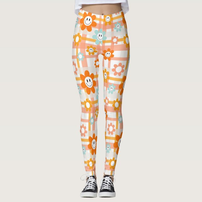 Flower Smile Leggings (Front)