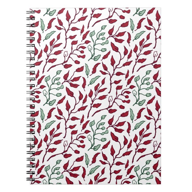 Flower Spiral Notebooks for Chic Note-Taking (Front)