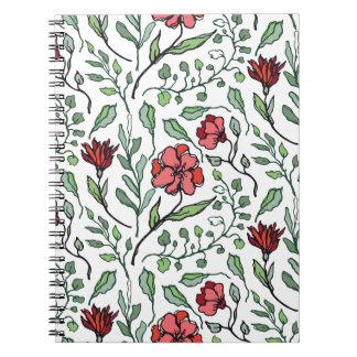 Flower Spiral Notebooks for Inspired Writing