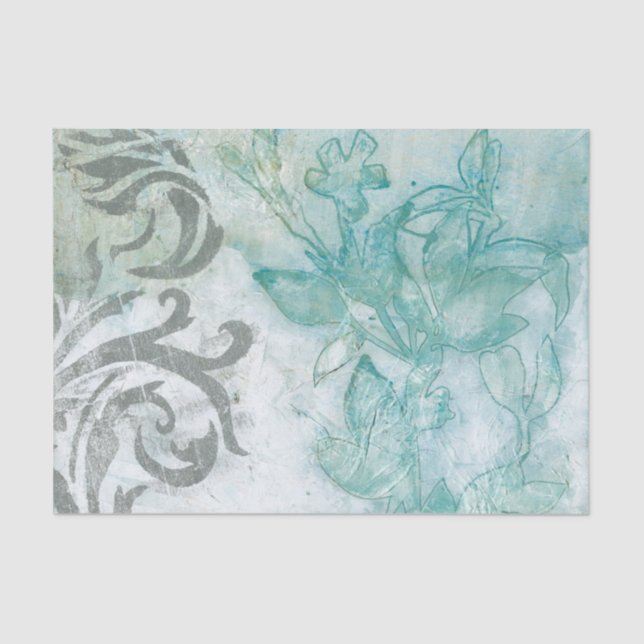 Flower Spray II Tissue Paper (Front)