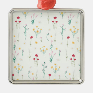 Flower Spring Botanical Floral Metal Tree Decoration