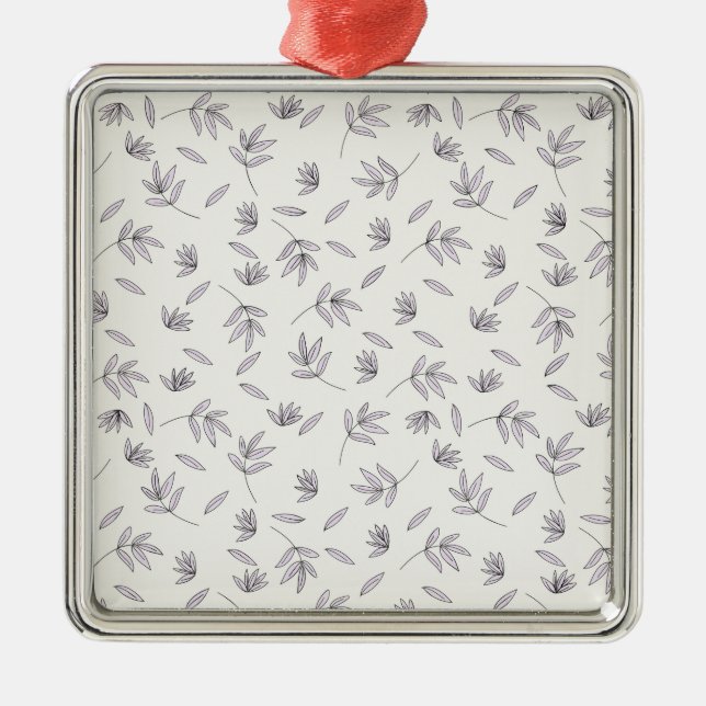 Flower Spring Botanical Floral Metal Tree Decoration (Front)