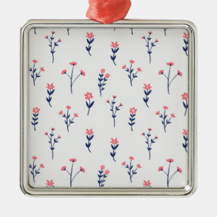 Flower Spring Botanical Floral Metal Tree Decoration