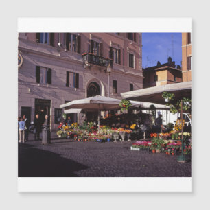 Flower stall market Rome