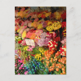 Flower Stand Postcard