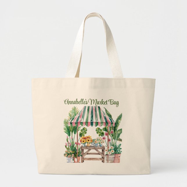 Flower Stand Tote Bag (Front)