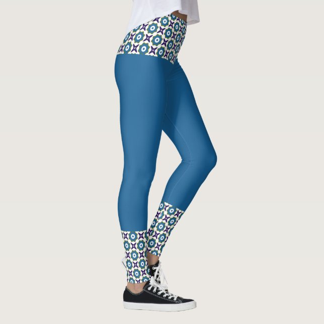 Flower Star Pattern Leggings (Right)