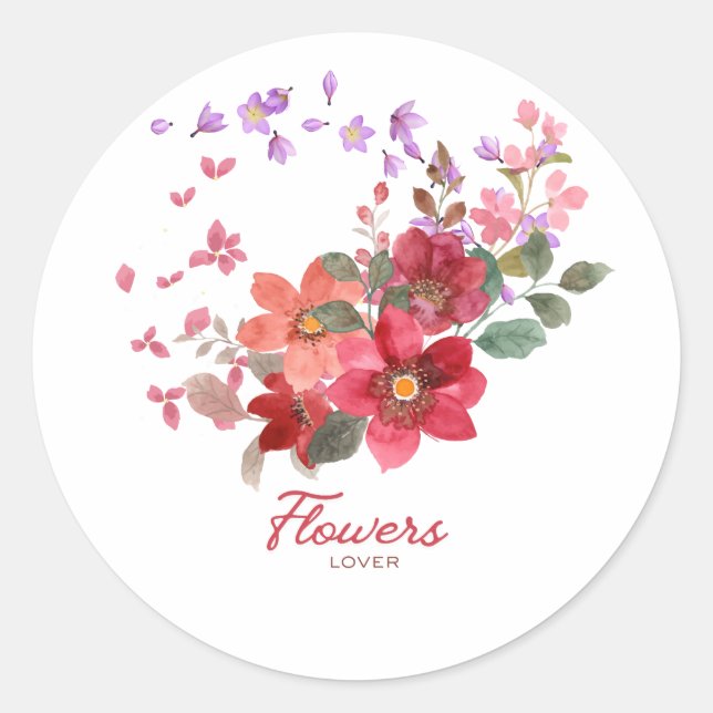 Flower Sticker (Front)