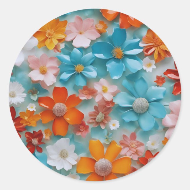 Flower stickers  (Front)