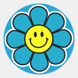 Flower Stickers (Blue)