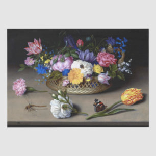 Flower Still Life Bosschaert Dutch Painting Art Tissue Paper