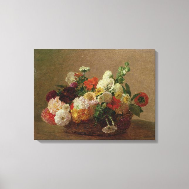 Flower Still Life Canvas Print (Front)