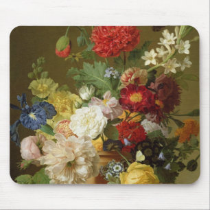 Flower Still Life on a marble ledge, 1800-01 Mouse Pad