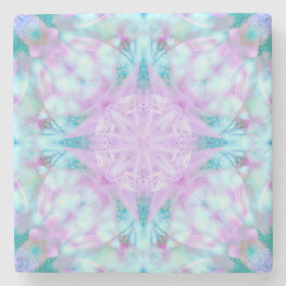 flower stone coaster