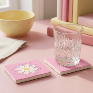 Flower Stone Coaster