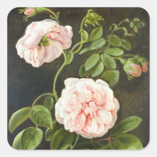 Flower Study Square Sticker