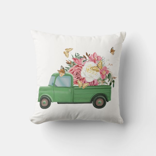 Flower Sublimation Designs Cushion (Front)