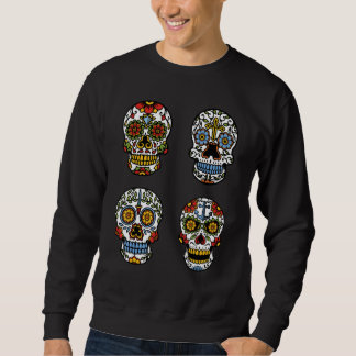 Flower Sugar Skull Souls Day Muertos Day Of Dead H Sweatshirt
