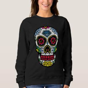 Flower Sugar Skull Souls Day Muertos Day Of Dead H Sweatshirt