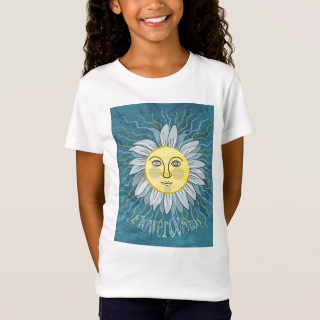 Flower & Sun - Nature T-Shirt (Front)