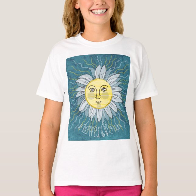 Flower & Sun - Nature T-Shirt (Front)