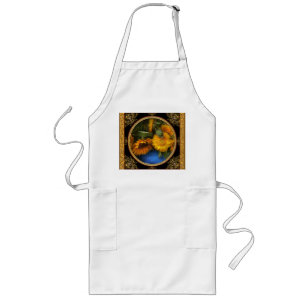 Flower - Sunflower - The suns have risen Long Apron