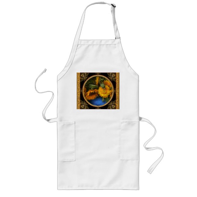 Flower - Sunflower - The suns have risen Long Apron (Front)